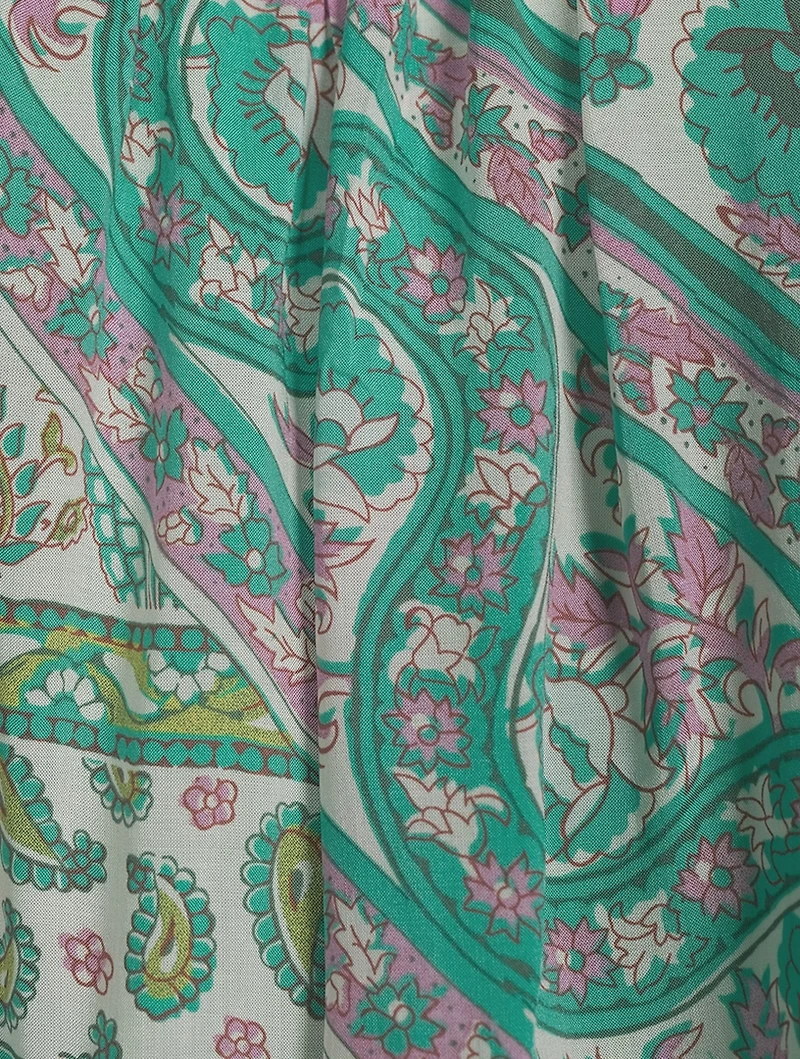 Fenji Printed Off-The-Shoulder Top