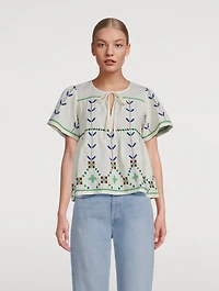 Kimber Embroidered Blouse