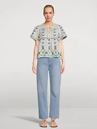 Kimber Embroidered Blouse