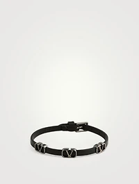 VLOGO Leather Bracelet