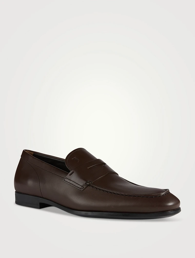 Leather Penny Loafers