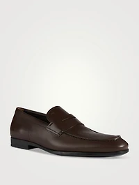 Leather Penny Loafers