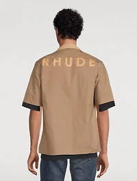 Cotton Short-Sleeve Shirt With Logo