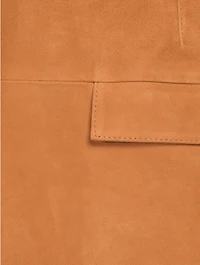 Veria Suede Mini Skirt