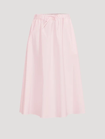 Teli Poplin Midi Skirt
