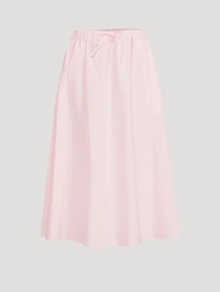 Teli Poplin Midi Skirt