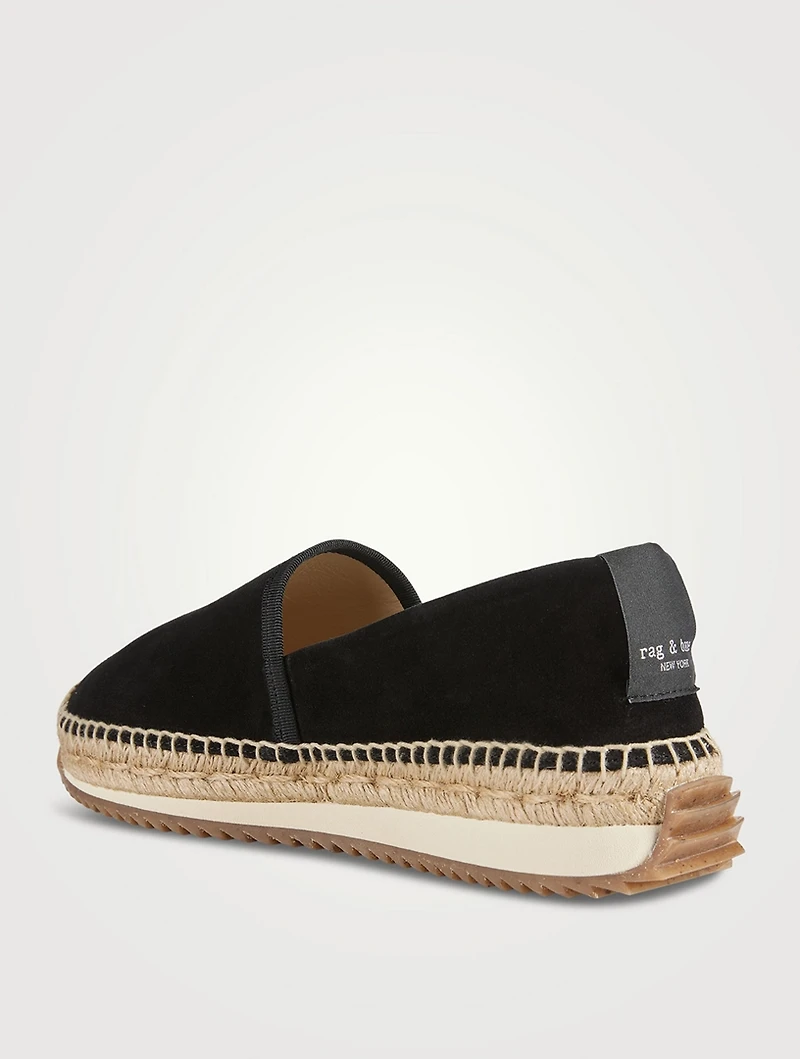 Suede Espadrille Runner