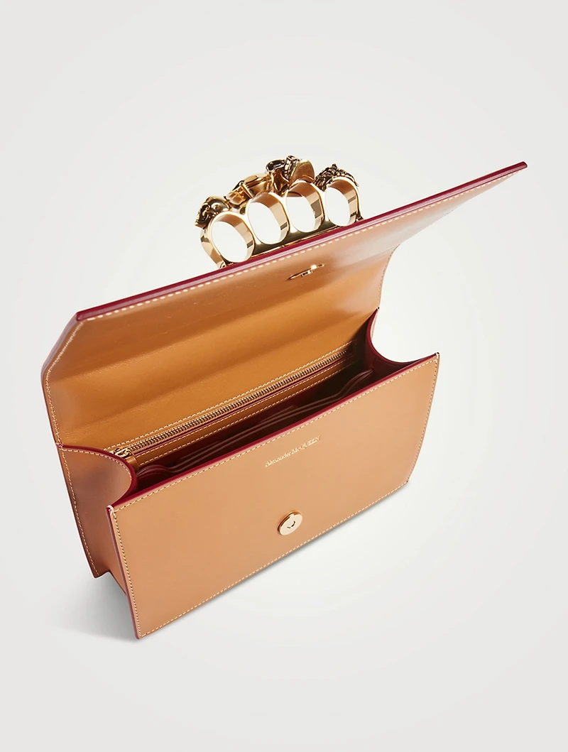 Jewelled Leather Satchel