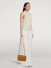 Jewelled Leather Satchel