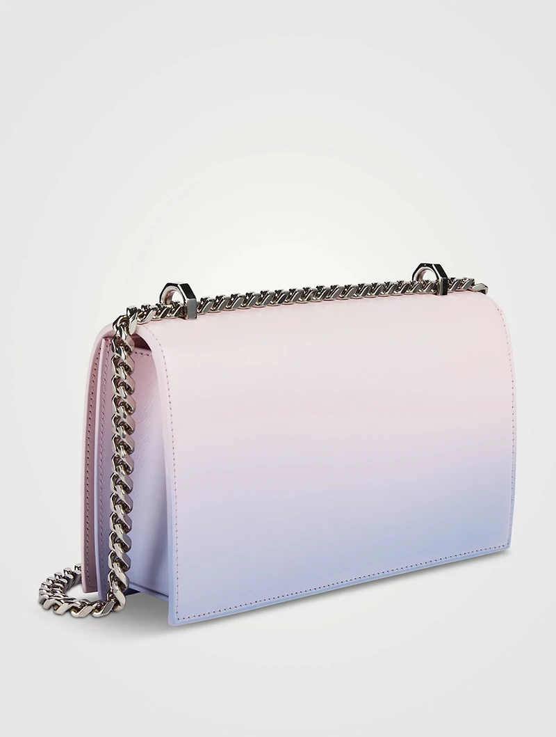 Jewelled Ombré Leather Satchel