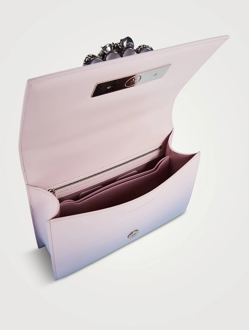 Jewelled Ombré Leather Satchel