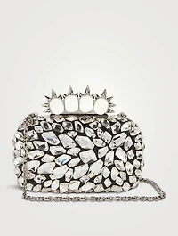 Four-Ring Crystal Shard Clutch
