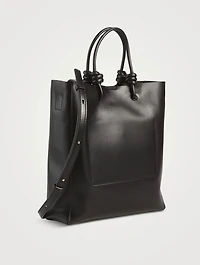 Medium Giro Leather Tote Bag