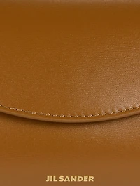 Small Cannolo Leather Shoulder Bag