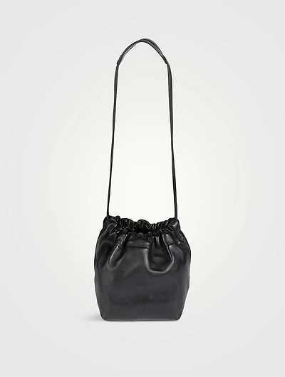Sac seau Dumpling en cuir