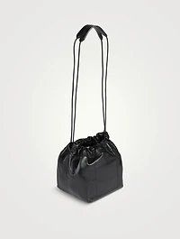 Sac seau Dumpling en cuir