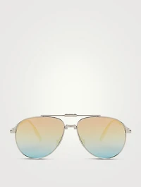 Dior90° A1U Aviator Sunglasses