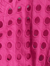 The Sarah Eyelet Wrap Dress