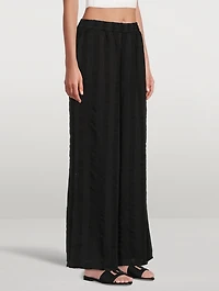 The Delaney Linen Stripe Pants