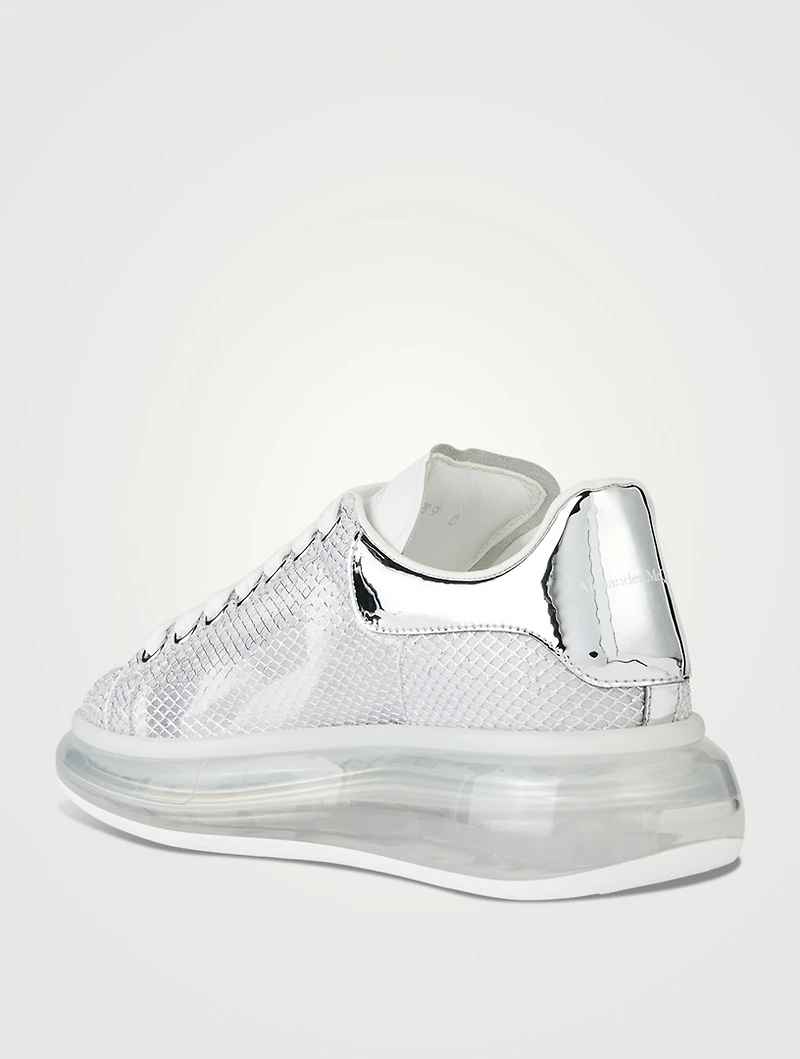 Oversized Transparent Mesh Sneakers