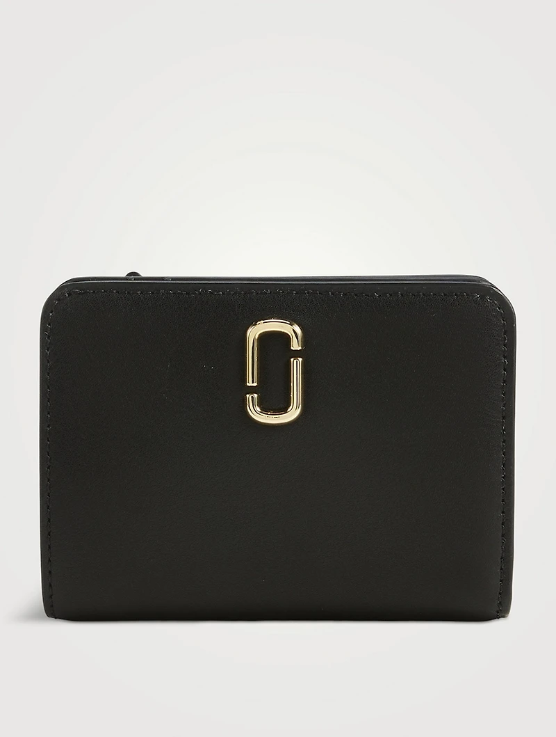 The Mini J Marc Compact Coated Leather Wallet