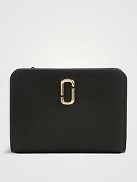 The Mini J Marc Compact Coated Leather Wallet
