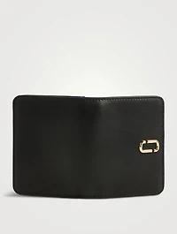 The Mini J Marc Compact Coated Leather Wallet