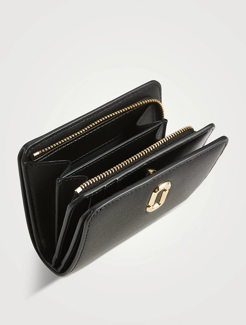 The Mini J Marc Compact Coated Leather Wallet