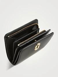 The Mini J Marc Compact Coated Leather Wallet
