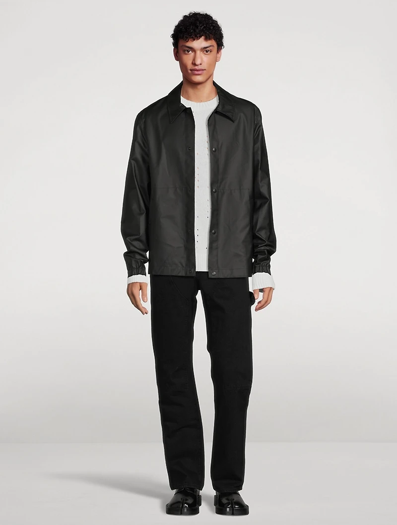 Stadium Jacket With Back Logo