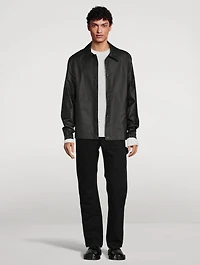 Stadium Jacket With Back Logo