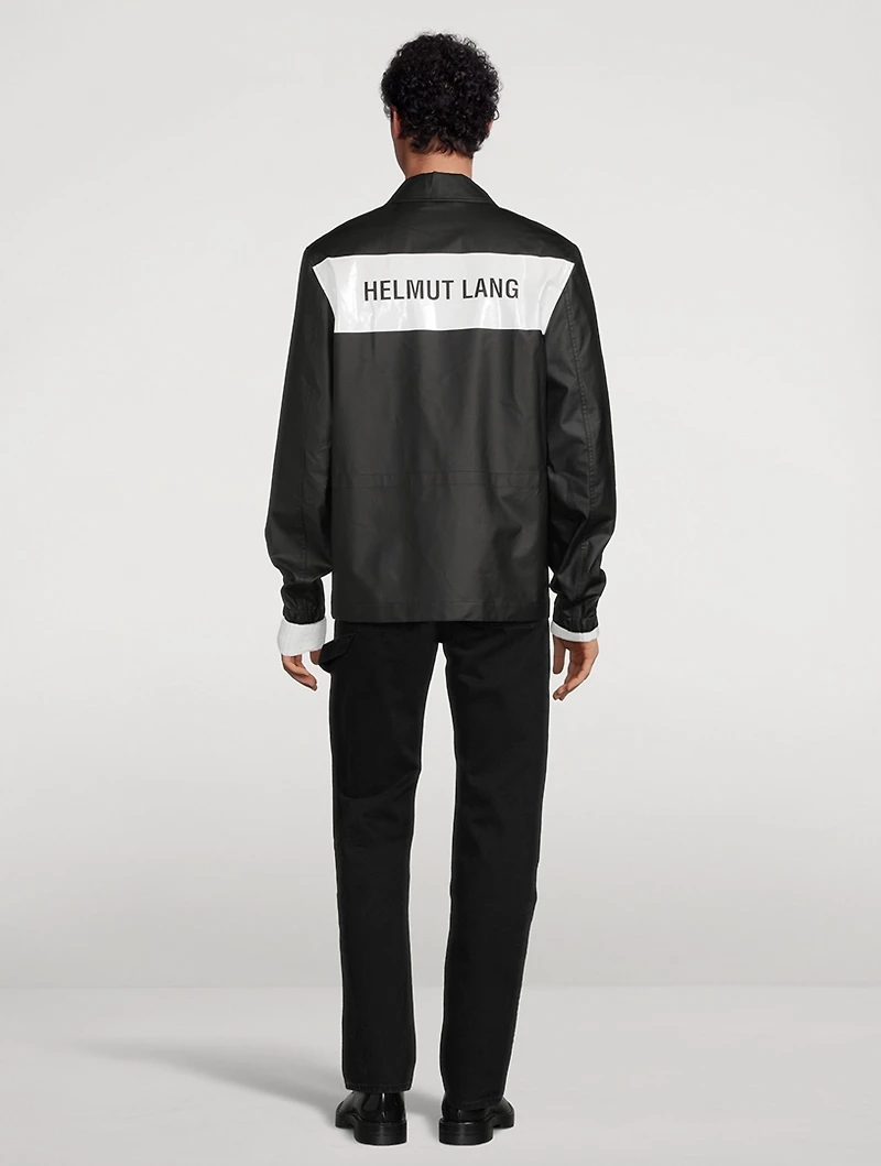 Stadium Jacket With Back Logo