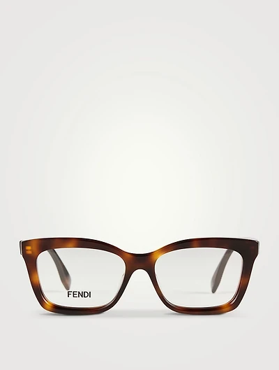 Lettering Rectangular Optical Glasses