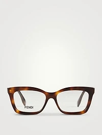 Lettering Rectangular Optical Glasses