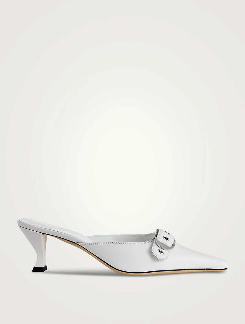 Evelyn Leather Mules