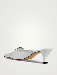 Evelyn Leather Mules