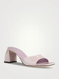 Romy Patent Leather Mules