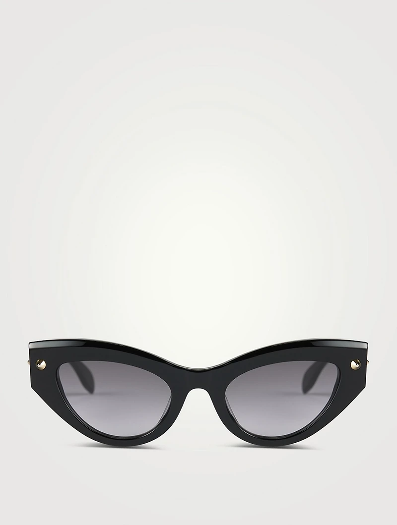 Cat Eye Sunglasses With Studs