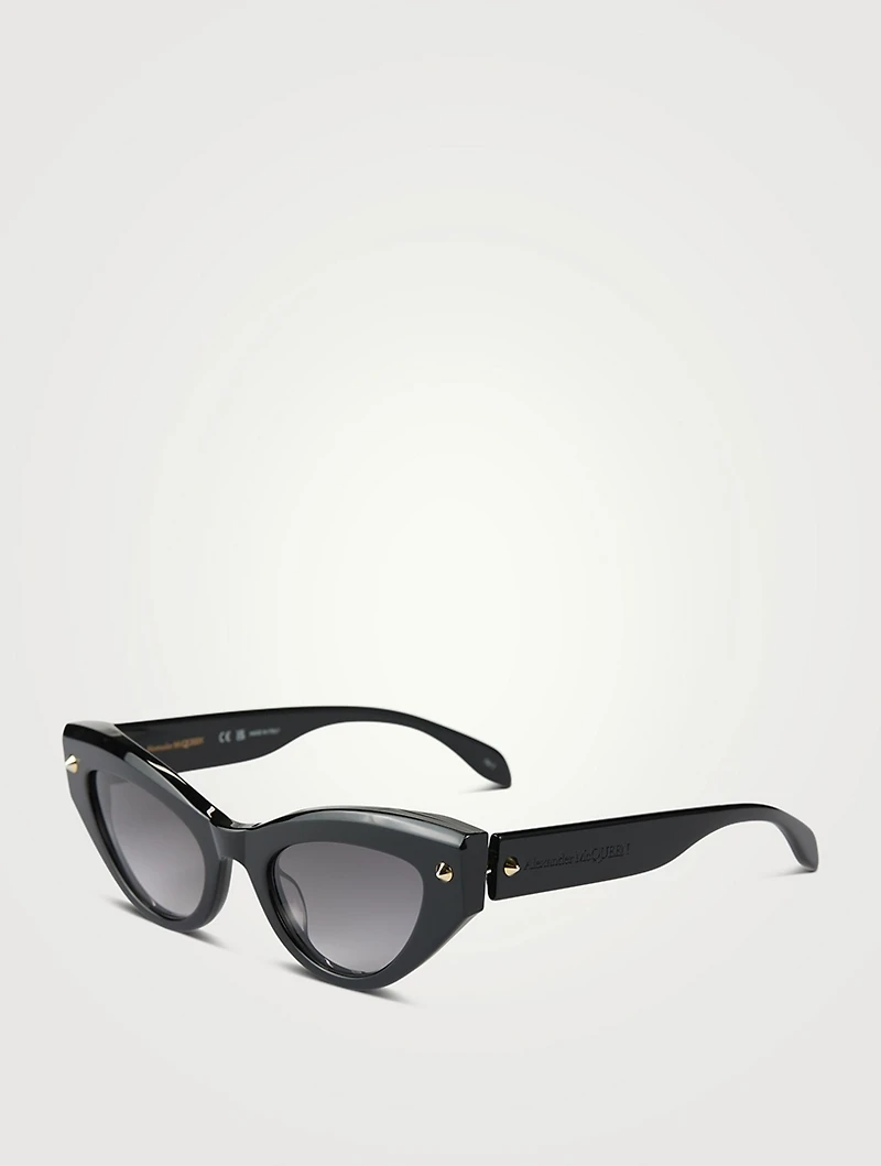 Cat Eye Sunglasses With Studs