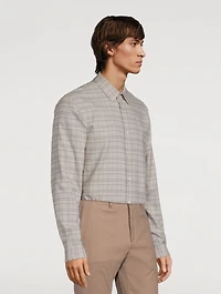 Irving Grid Cotton Shirt