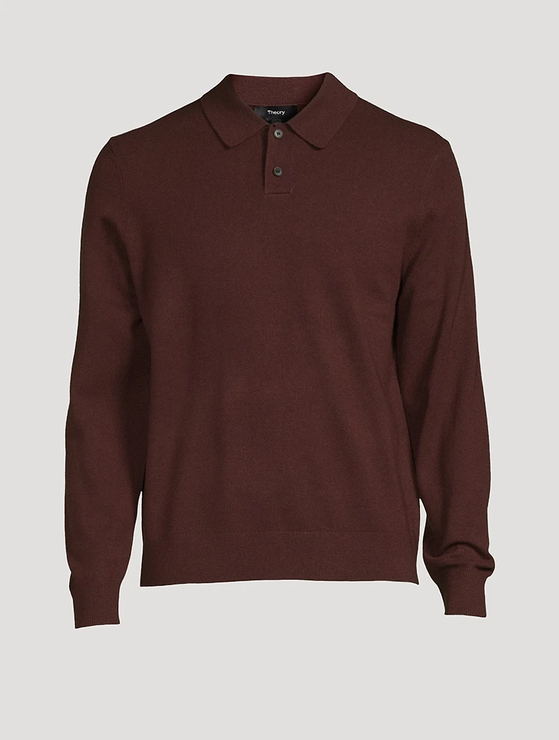 Wool And Cashmere Polo Shirt