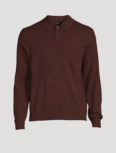 Wool And Cashmere Polo Shirt
