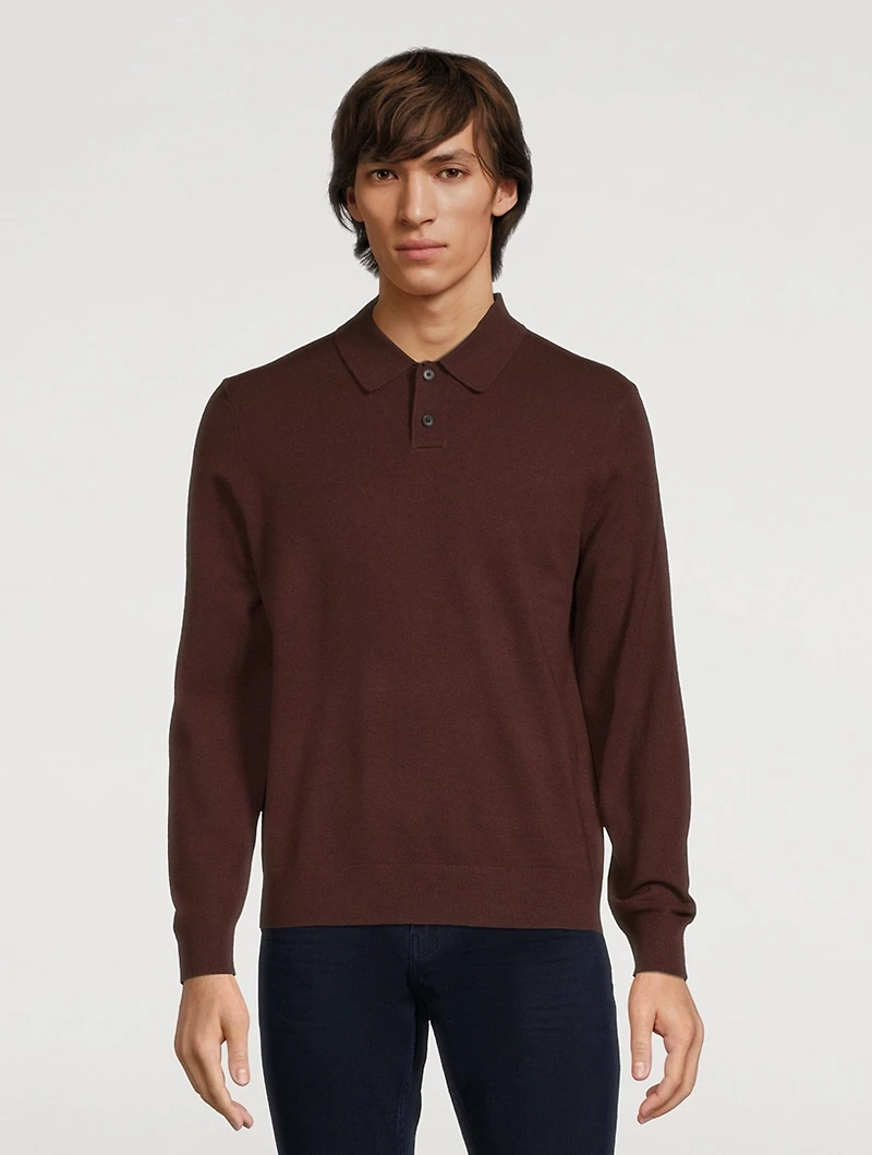 Wool And Cashmere Polo Shirt