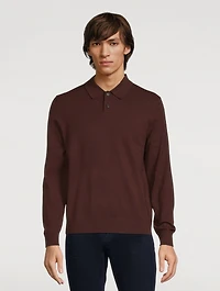 Wool And Cashmere Polo Shirt