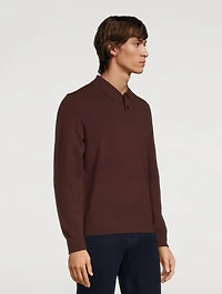 Wool And Cashmere Polo Shirt