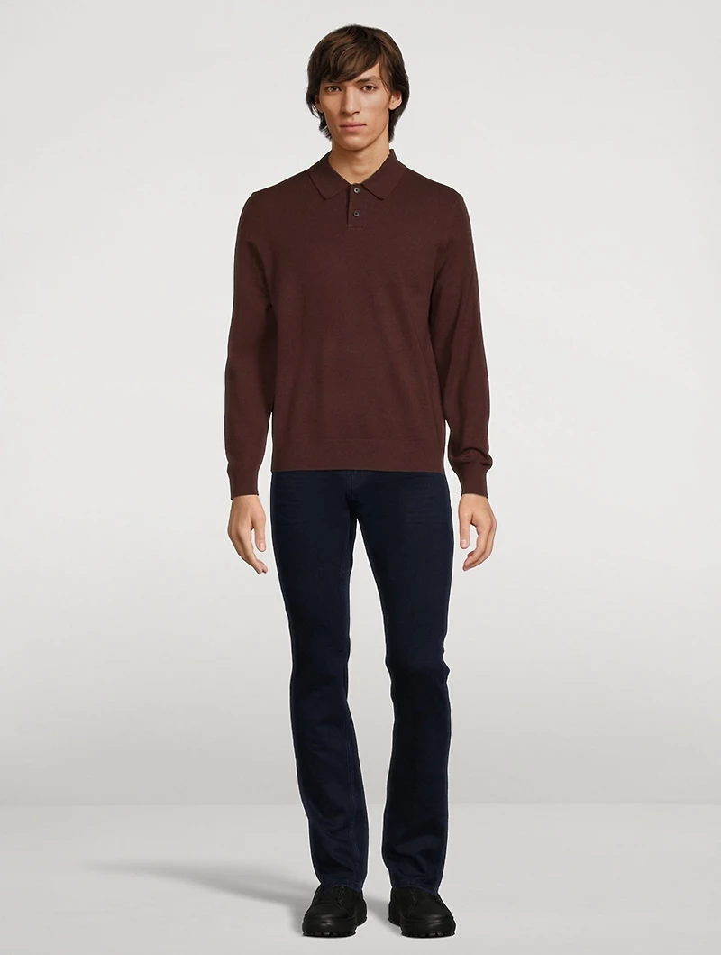 Wool And Cashmere Polo Shirt