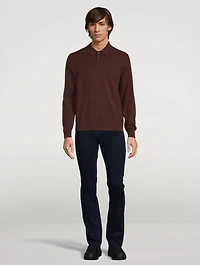 Wool And Cashmere Polo Shirt