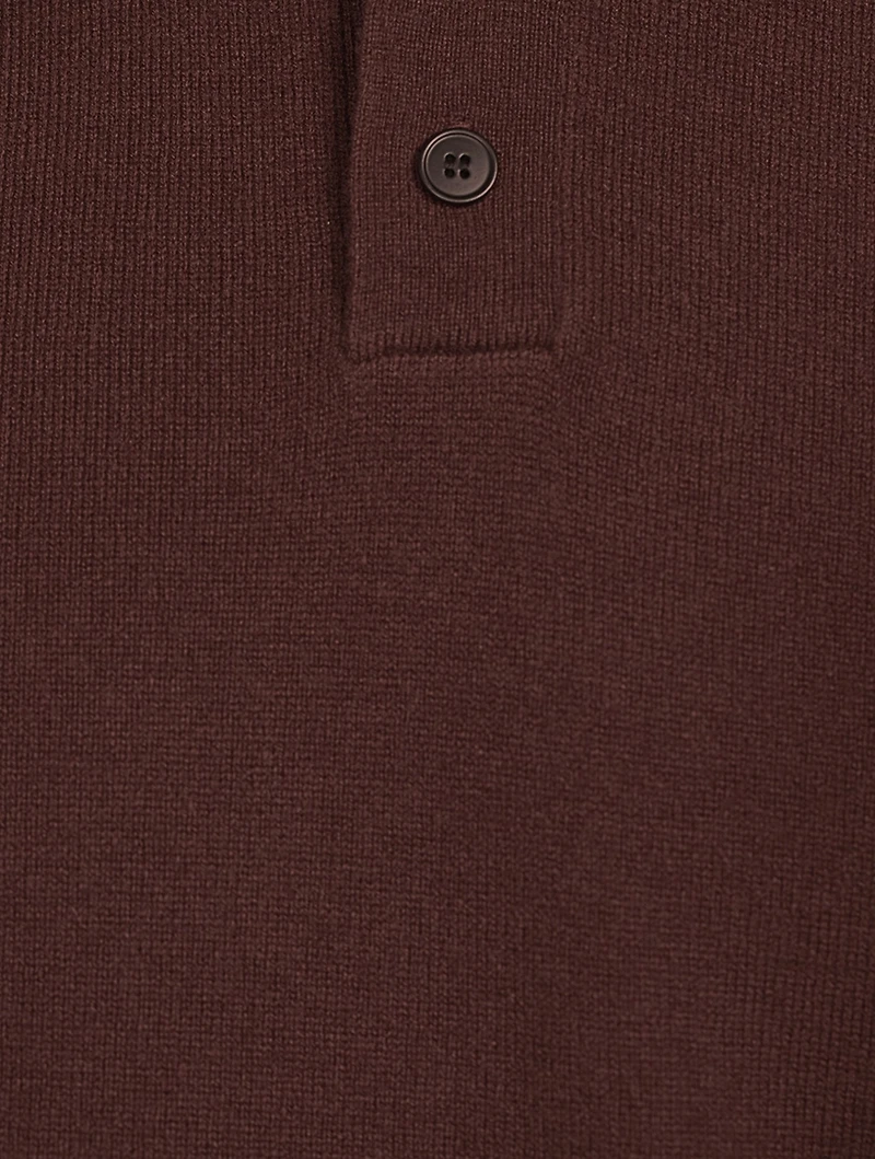 Wool And Cashmere Polo Shirt