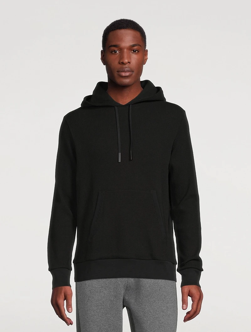 Mattis Cotton Waffle Knit Hoodie