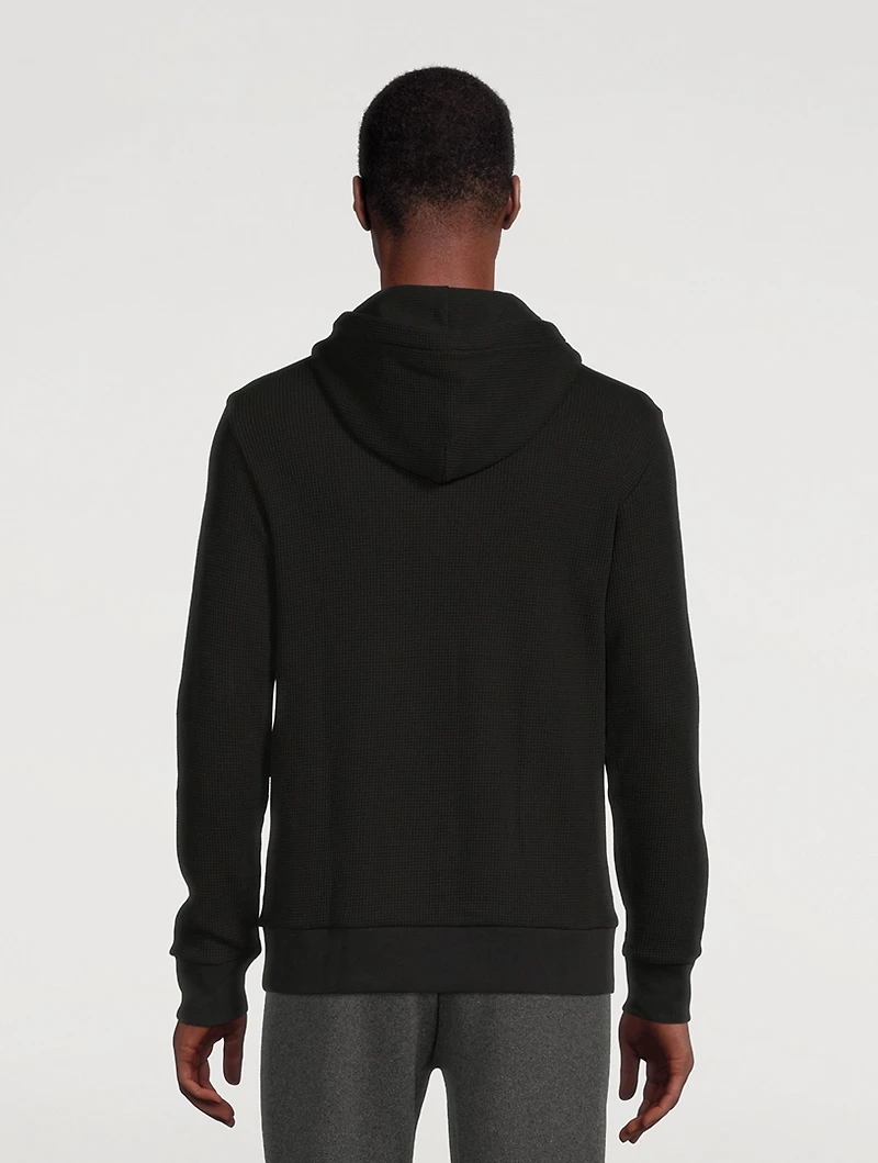 Mattis Cotton Waffle Knit Hoodie